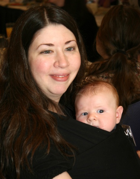 Candace from Mamanista and her beautiful baby, Marc.